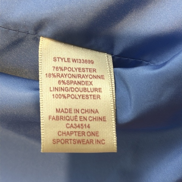 AUTRES FILLES Blue Blazer Crop Size XL - Picture 6 of 8